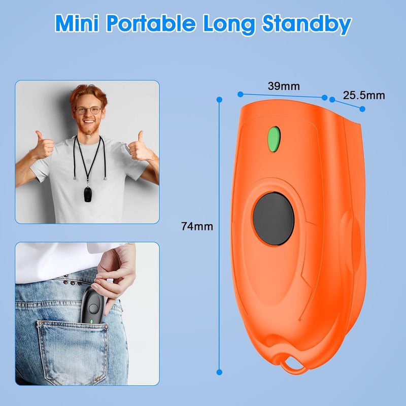 symcode Bluetooth Barcode Scanner Mini 1D Small Wireless Bar Code Scanner 3-in-1 Bluetooth & 2.4G Wireless & USB Wired Barcode Scanner with Android,iOS,Computers,Windows - Image 4